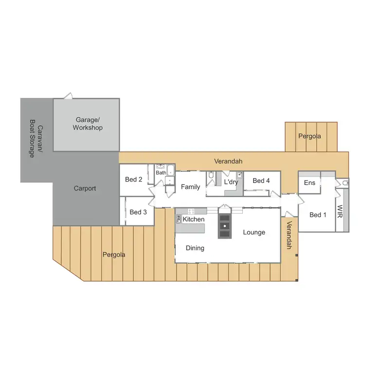 Floorplan of Homely house listing, 33 Wirrinya Avenue, Glenrowan VIC 3675