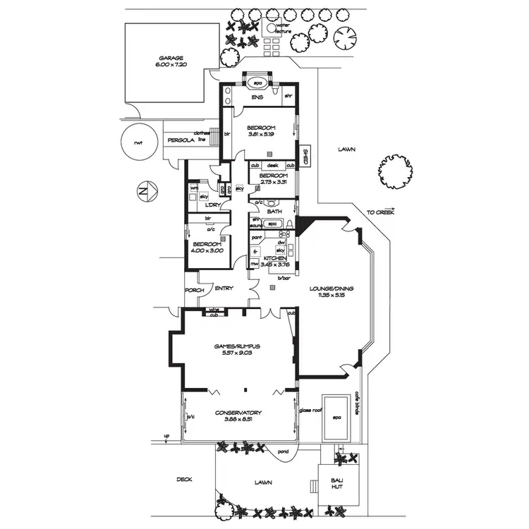 Floorplan of Homely house listing, 48 Barracks Road, Hope Valley SA 5090
