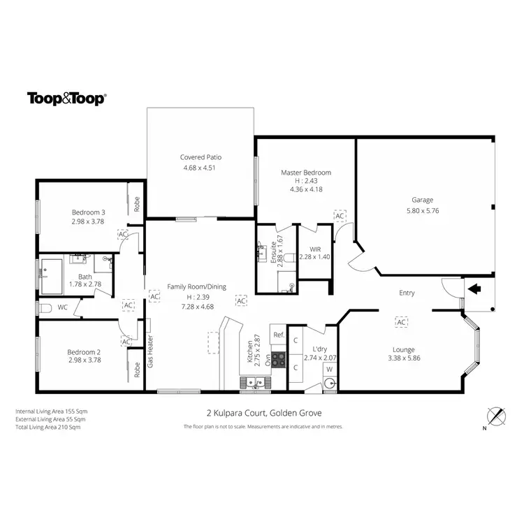 Floorplan of Homely house listing, 2 Kulpara Court, Golden Grove SA 5125