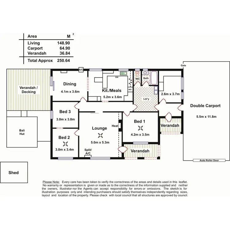 Floorplan of Homely house listing, 90 Agnes Street, Ottoway SA 5013
