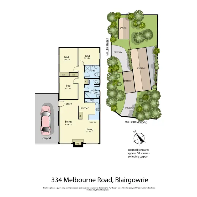 Floorplan of Homely house listing, 334 Melbourne Road, Blairgowrie VIC 3942