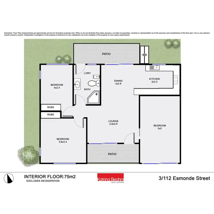 Floorplan of Homely house listing, 3/112 Esmonde Street, East Lismore NSW 2480