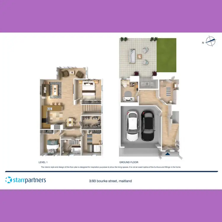 Floorplan of Homely townhouse listing, 3/93 Bourke Street, Maitland NSW 2320