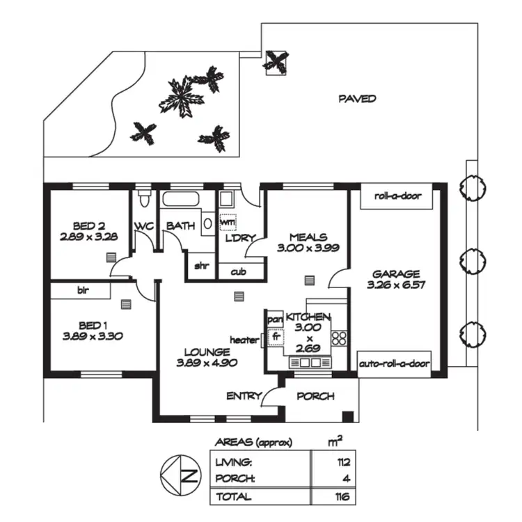 Floorplan of Homely unit listing, 1/21 Swinburne Avenue, Plympton Park SA 5038