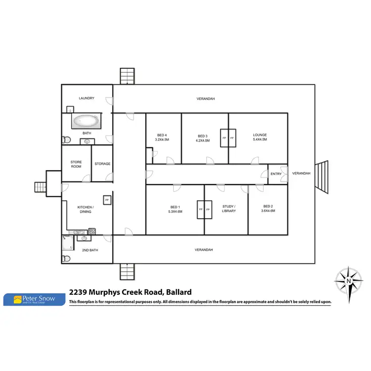 Floorplan of Homely house listing, 2239 Murphys Creek Road, Ballard QLD 4352