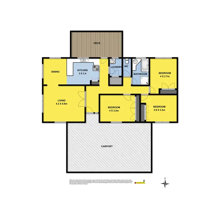 Floorplan of Homely house listing, 5 Lyn Court, Colac VIC 3250