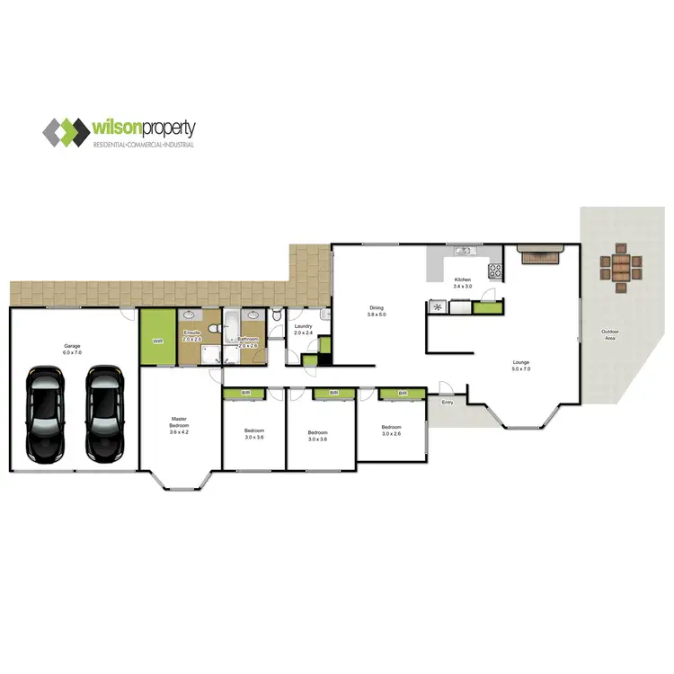 Floorplan of Homely house listing, 1 Hillcrest Court, Traralgon VIC 3844