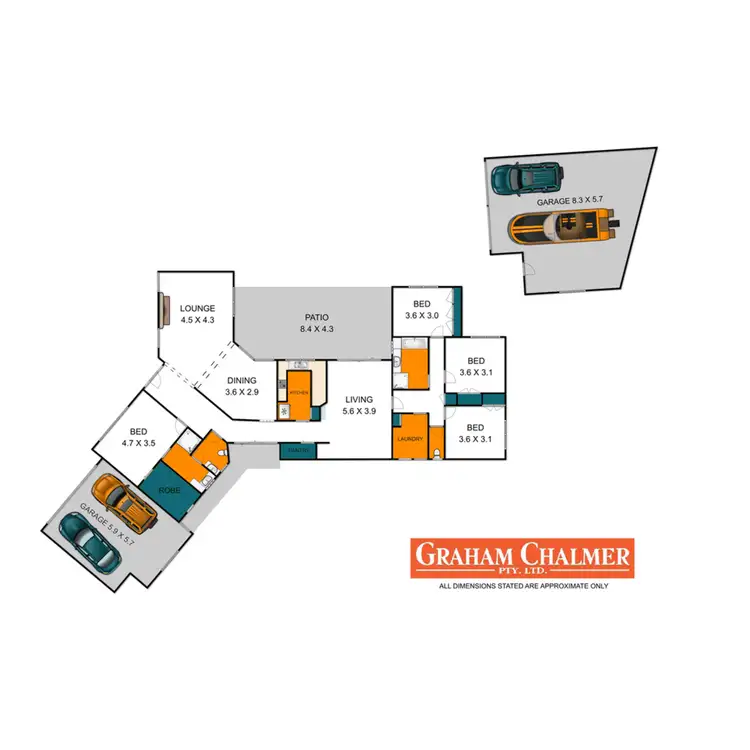 Floorplan of Homely house listing, 4 Victoria Close, Sale VIC 3850