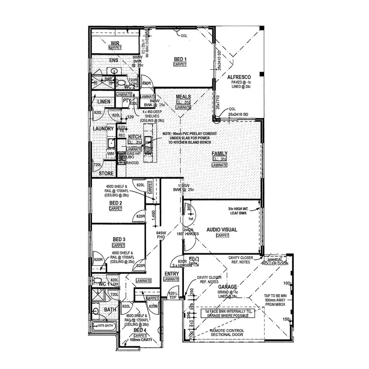 Floorplan of Homely house listing, 30 Larimar Parade, Byford WA 6122