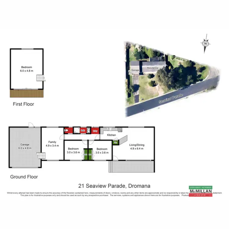 Floorplan of Homely house listing, 21 Seaview Parade, Dromana VIC 3936