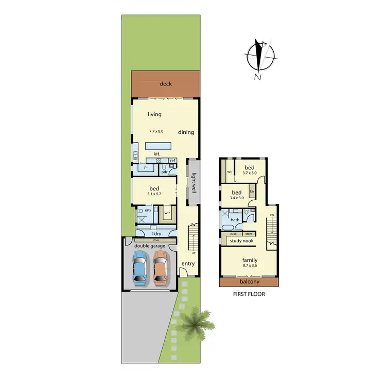 Floorplan of Homely house listing, 20a Carnoustie Grove, Mornington VIC 3931