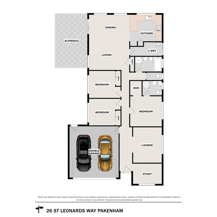 Floorplan of Homely house listing, 26 St Leonard Way, Pakenham VIC 3810