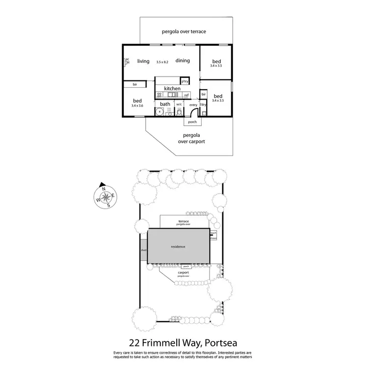 Floorplan of Homely house listing, 22 Frimmel Way, Portsea VIC 3944