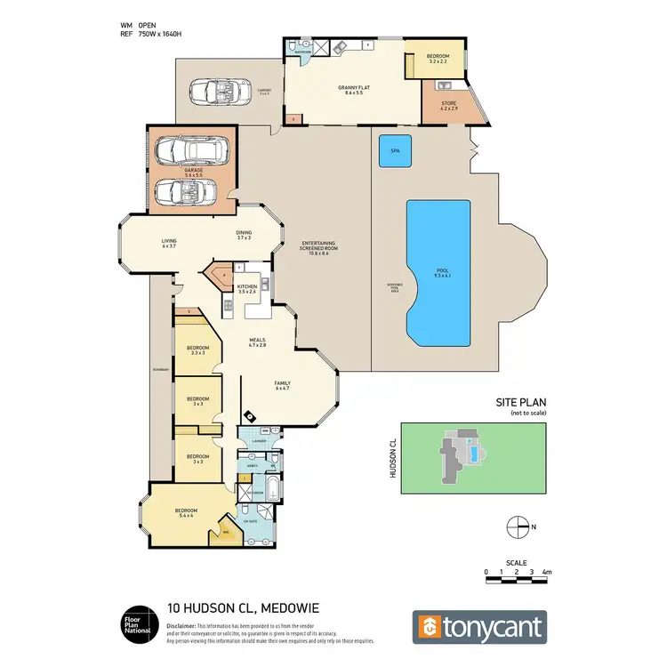 Floorplan of Homely house listing, 10 Hudson Close, Medowie NSW 2318