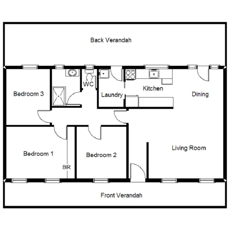 Floorplan of Homely rural property listing, 31 Chace View Terrace, Hawker SA 5434