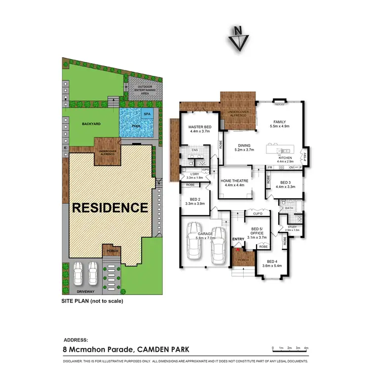 Floorplan of Homely house listing, 8 McMahon Parade, Camden Park NSW 2570
