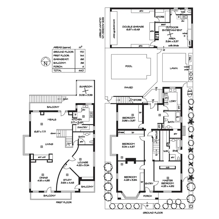 Floorplan of Homely house listing, 3 Pier Street, Glenelg SA 5045