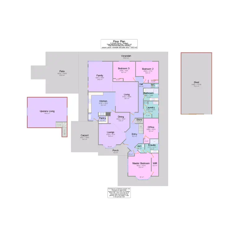Floorplan of Homely house listing, 5 Groom Mews, Wellard WA 6170