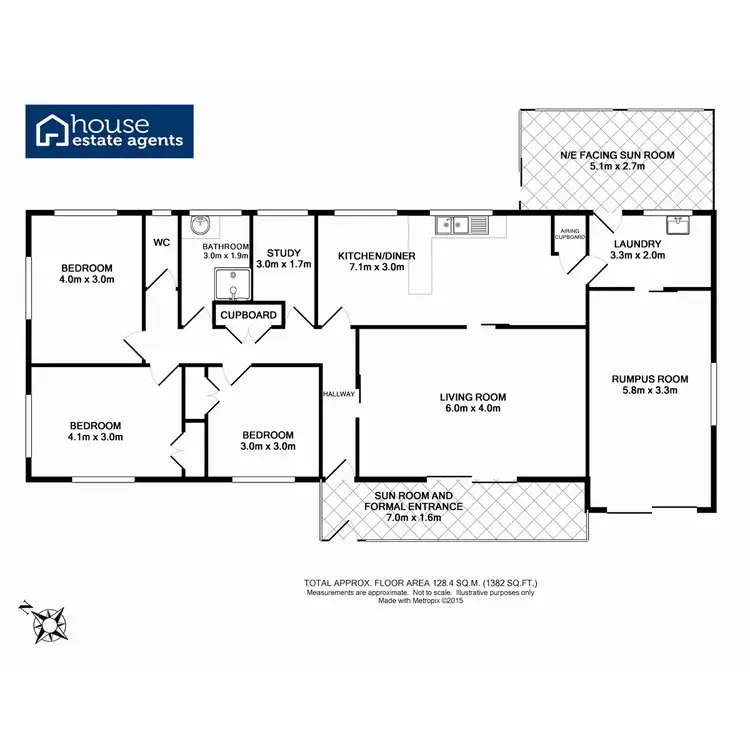 Floorplan of Homely house listing, 1 Delray Street, Oakey QLD 4401