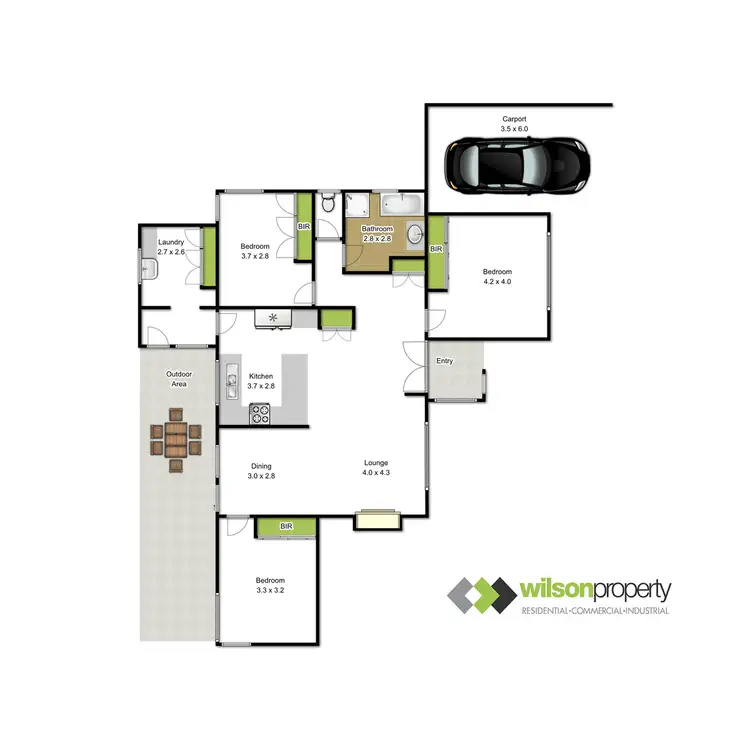 Floorplan of Homely house listing, 18 McMillan Street, Traralgon VIC 3844