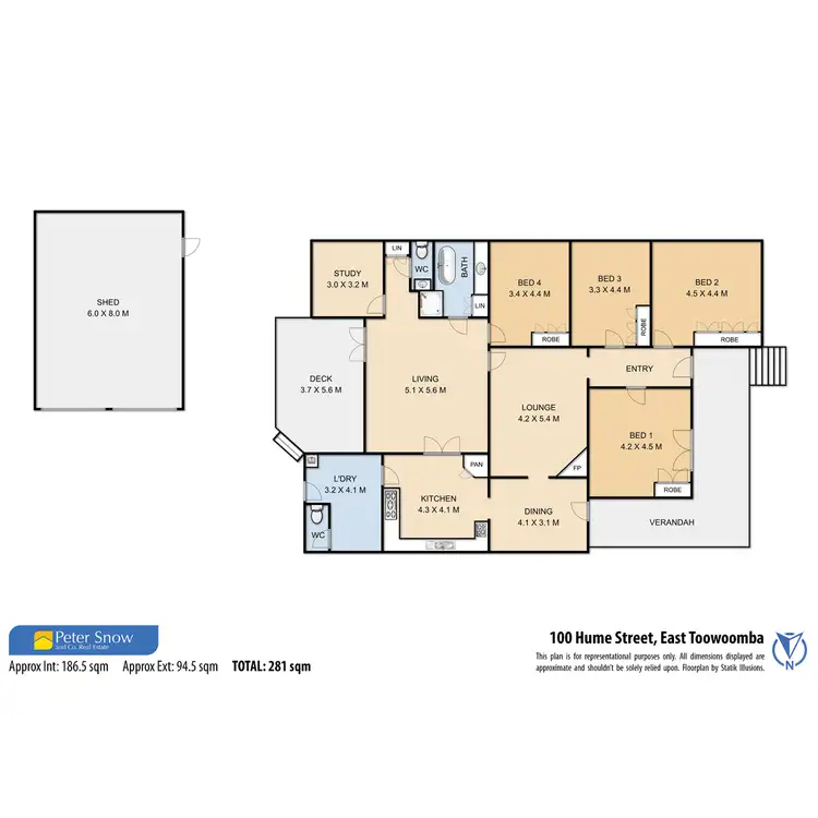 Floorplan of Homely house listing, 100 Hume Street, East Toowoomba QLD 4350