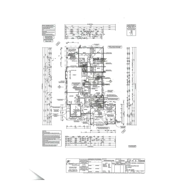 Floorplan of Homely house listing, 22 Delapre Drive, The Vines WA 6069