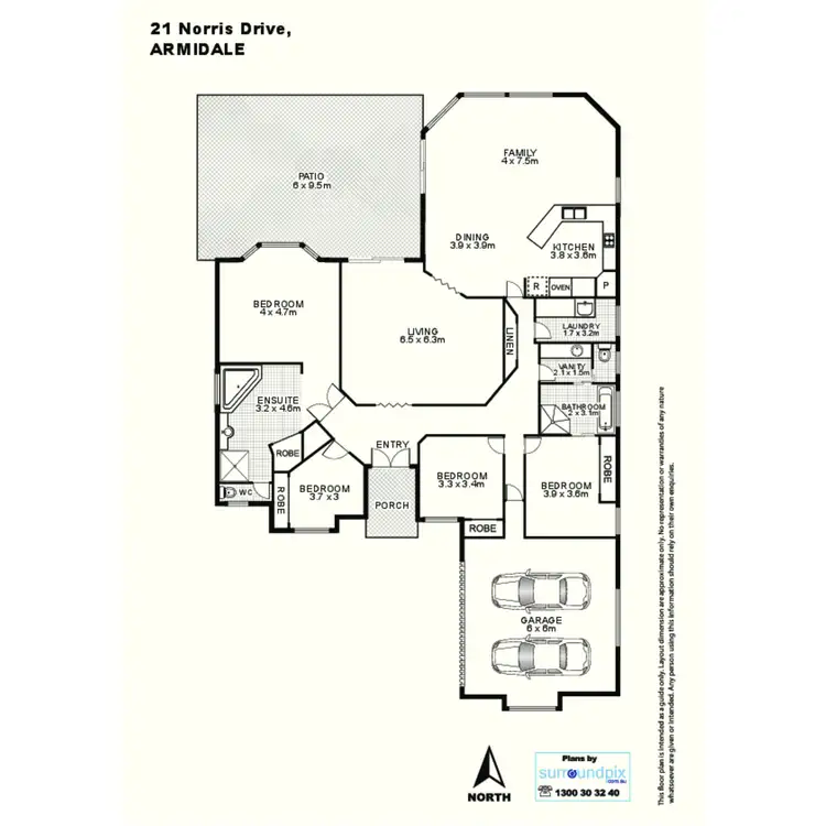Floorplan of Homely house listing, 21 Norris Drive, Armidale NSW 2350