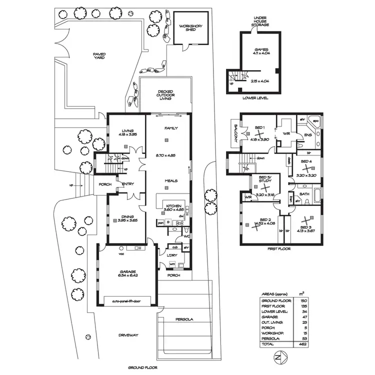Floorplan of Homely house listing, 36 Amber Road, Hope Valley SA 5090