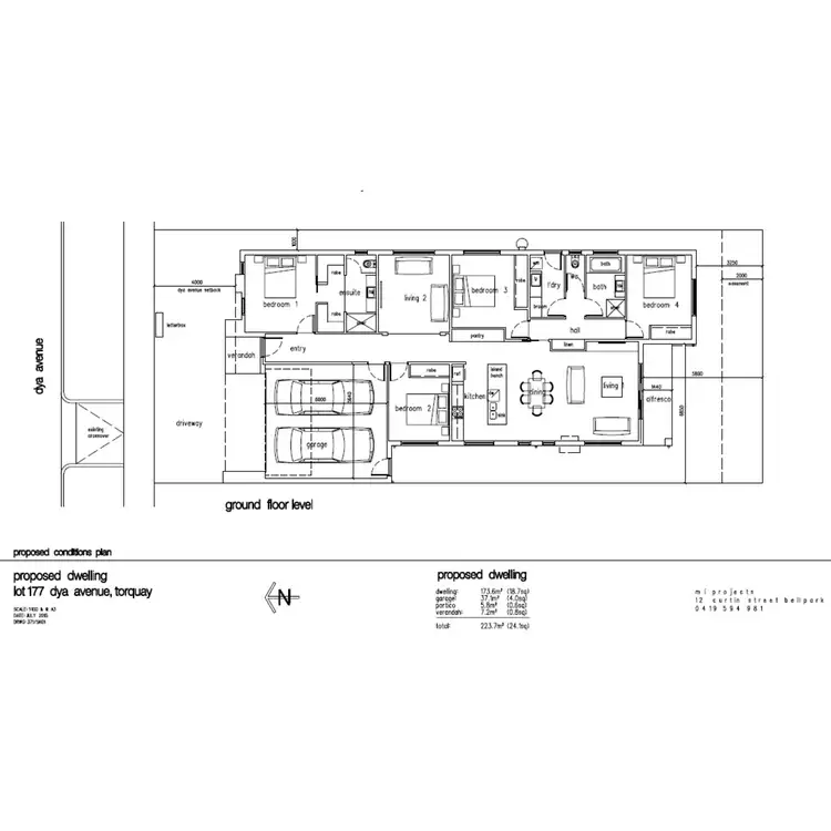 Floorplan of Homely house listing, Lot 177 Dya Street, Torquay VIC 3228