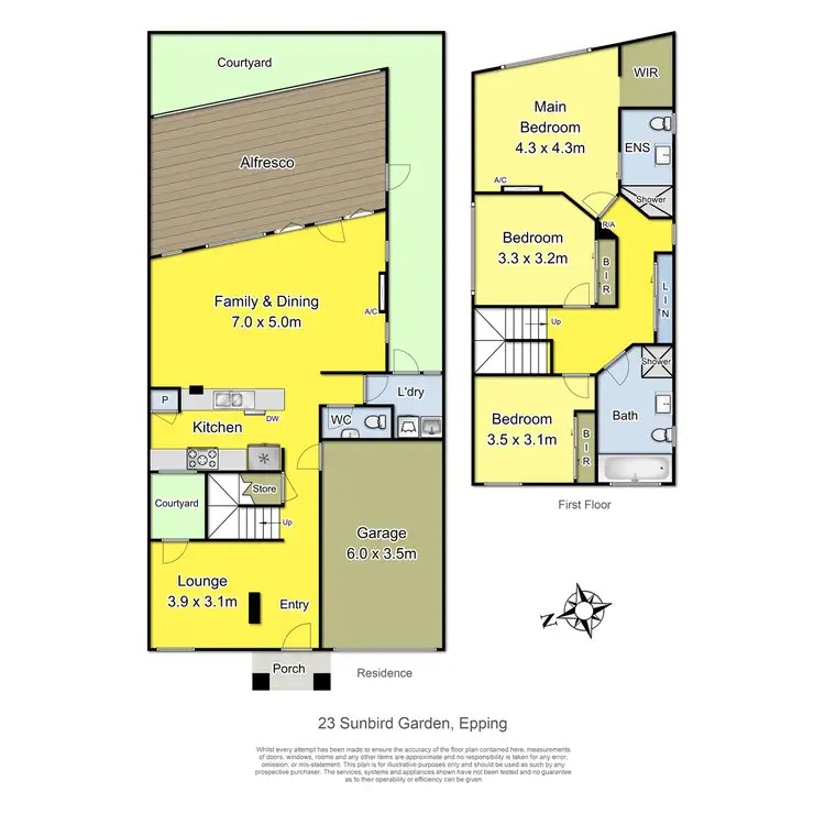 Floorplan of Homely house listing, 23 Sunbird Garden, Epping VIC 3076
