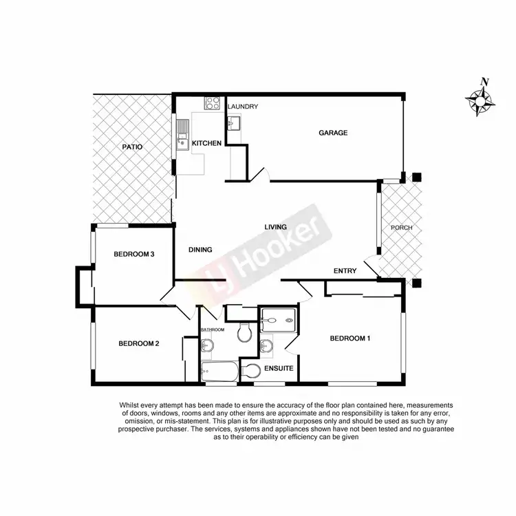 Floorplan of Homely villa listing, 13/8 Honeysuckle Way, Calamvale QLD 4116