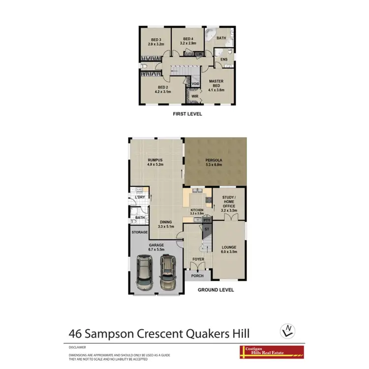 Floorplan of Homely house listing, 46 Sampson Crescent, Quakers Hill NSW 2763