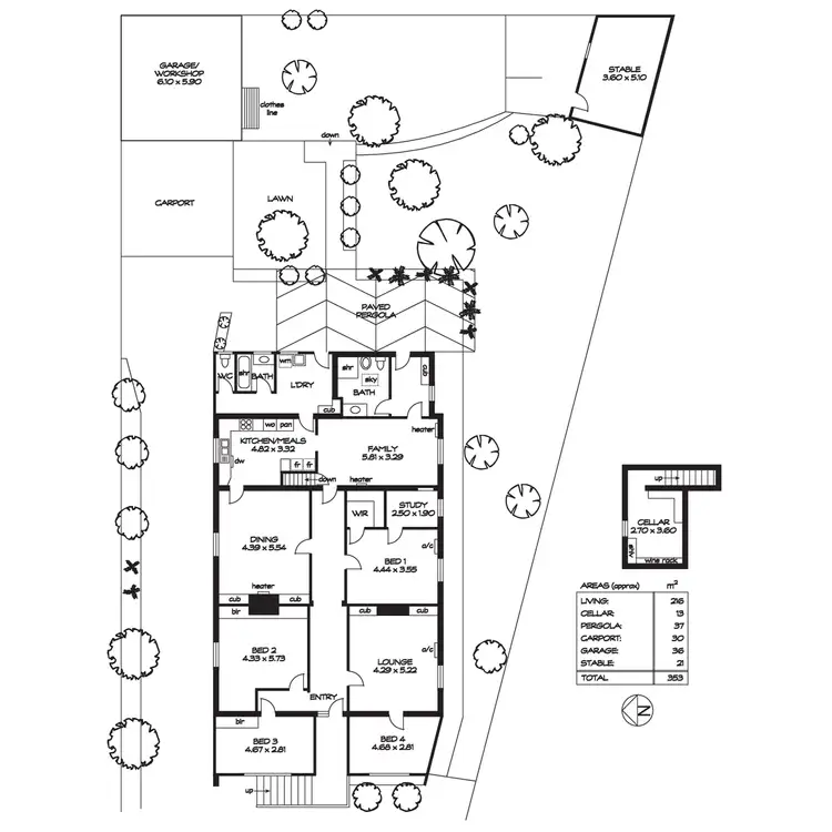 Floorplan of Homely house listing, 18 Wyatt Road, Burnside SA 5066