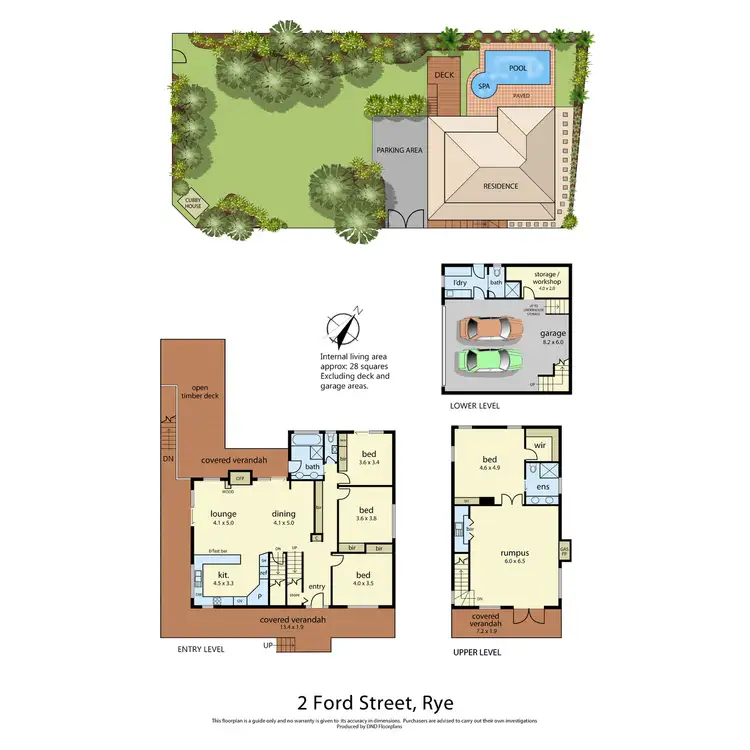 Floorplan of Homely house listing, 2 Ford Street, Rye VIC 3941
