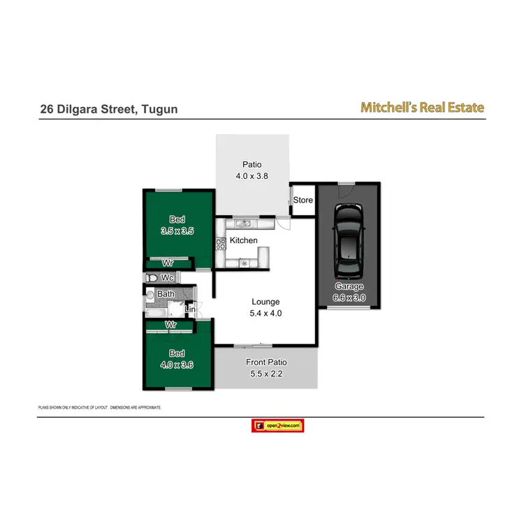 Floorplan of Homely house listing, 26 Dilgara Street, Tugun QLD 4224