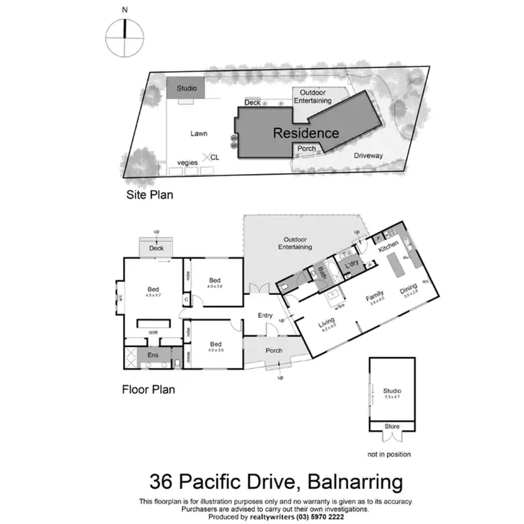 Floorplan of Homely house listing, 36 Pacific Drive, Balnarring VIC 3926