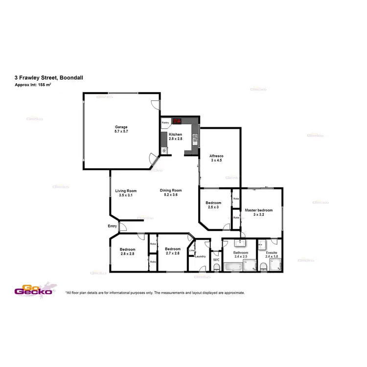 Floorplan of Homely house listing, 3 Frawley Street, Boondall QLD 4034