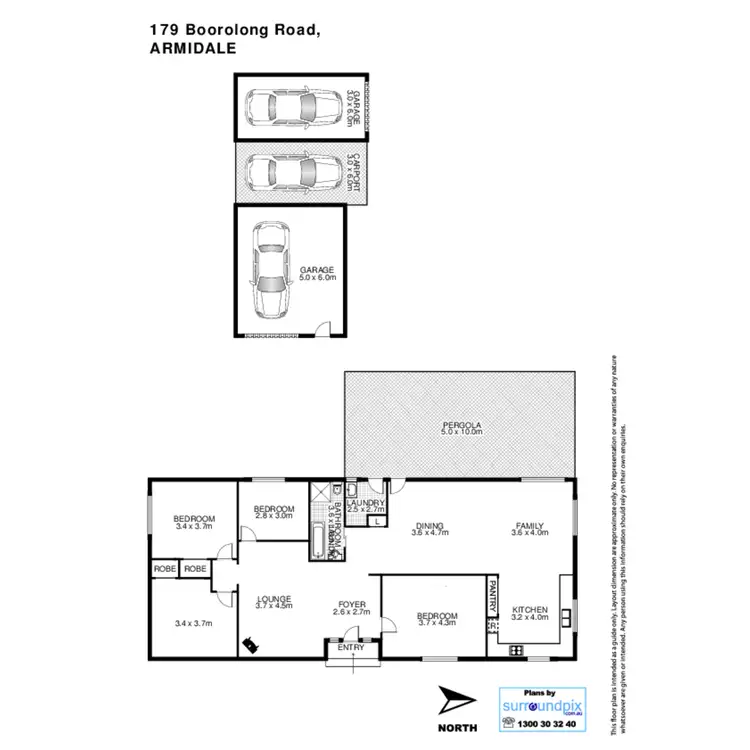 Floorplan of Homely rural property listing, 179 Boorolong Road, Armidale NSW 2350