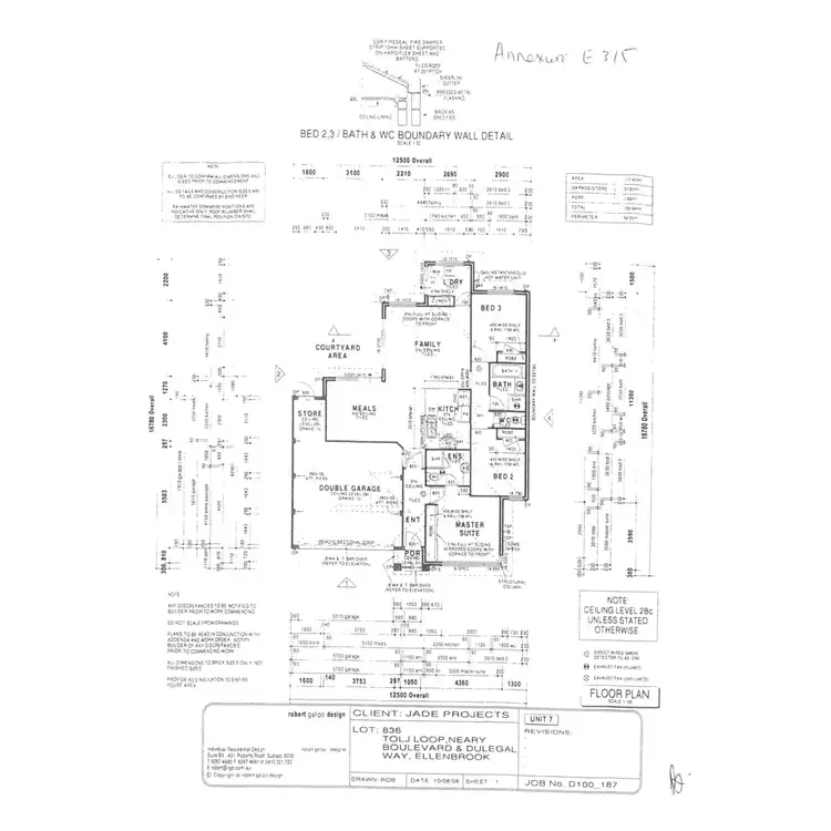 Floorplan of Homely unit listing, 1/1 Tolj Loop, Aveley WA 6069