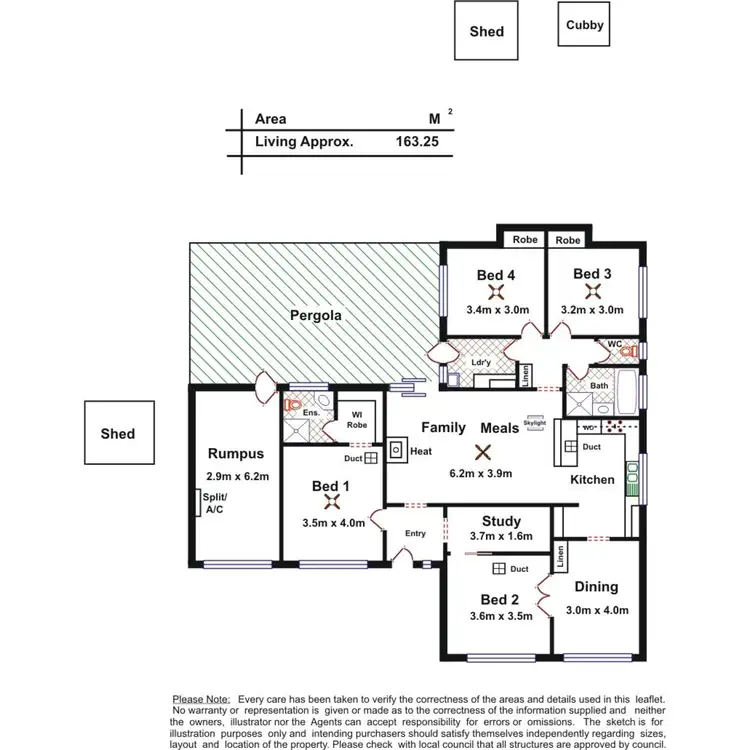 Floorplan of Homely house listing, 32a Blakeney Road, Ottoway SA 5013