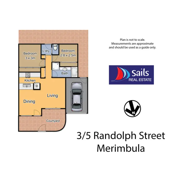 Floorplan of Homely house listing, 3/5 Randolph Street, Merimbula NSW 2548