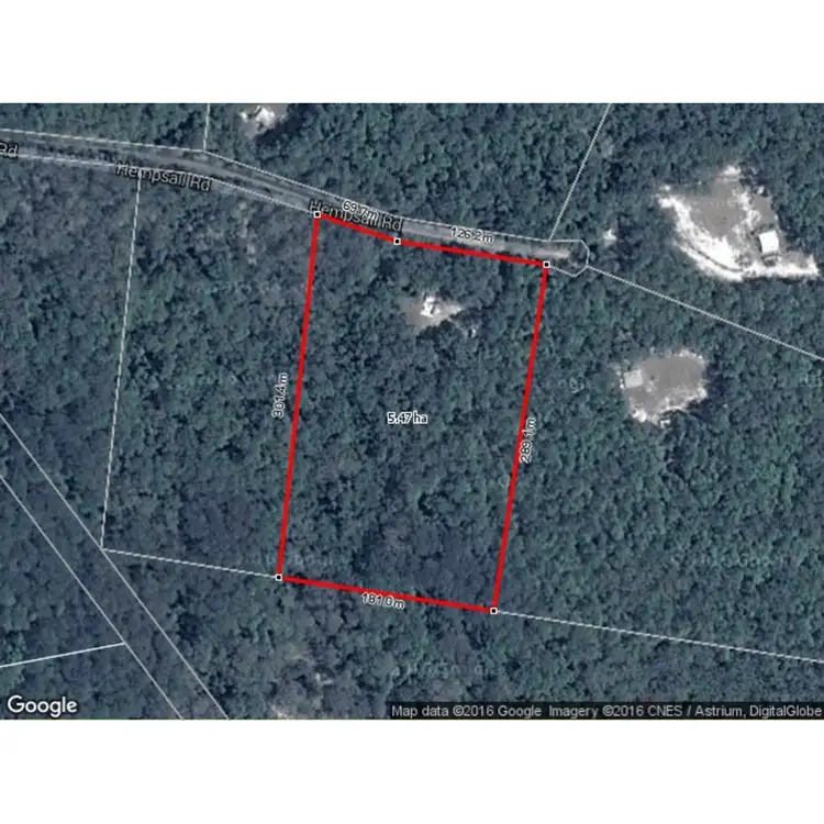 Floorplan of Homely land listing, 60 Hempsall Road, Cootharaba QLD 4565