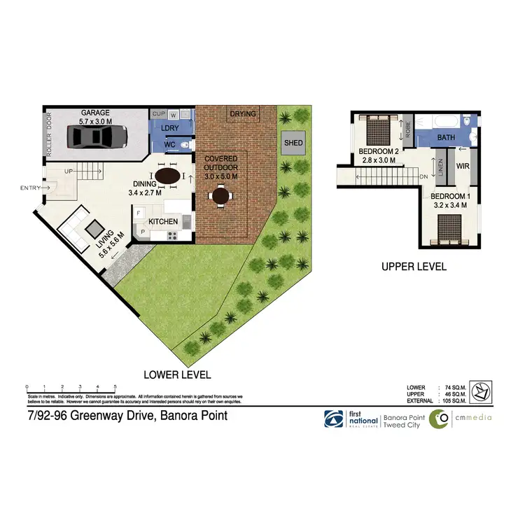 Floorplan of Homely townhouse listing, 7/92-96 Greenway Drive, Banora Point NSW 2486