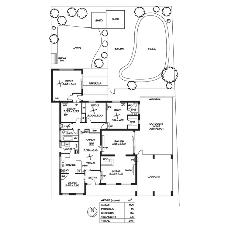Floorplan of Homely house listing, 32 Audrey Crescent, Valley View SA 5093