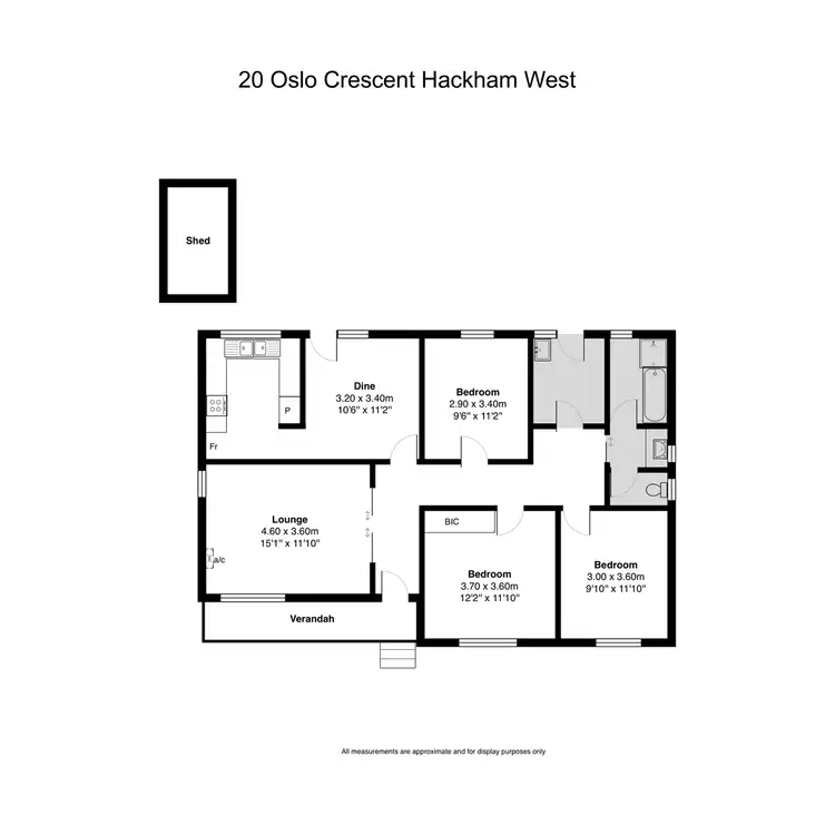 Floorplan of Homely house listing, 20 Oslo Crescent, Hackham West SA 5163