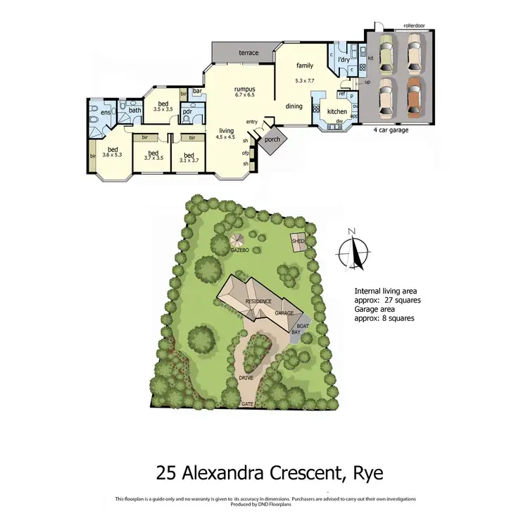 Floorplan of Homely house listing, 25 Alexandra Crescent, Rye VIC 3941