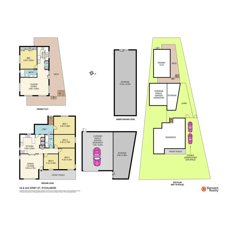 Floorplan of Homely house listing, 54 Kirby Street, Rydalmere NSW 2116