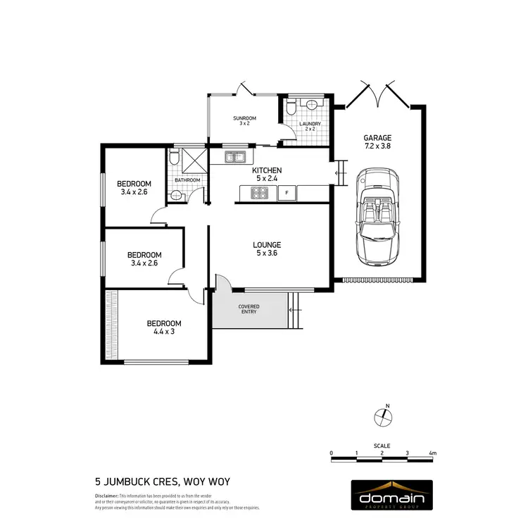 Floorplan of Homely house listing, 5 Jumbuck Crescent, Woy Woy NSW 2256