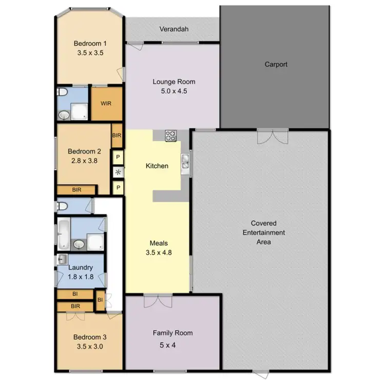 Floorplan of Homely house listing, 41 Kalman Road, Epping VIC 3076