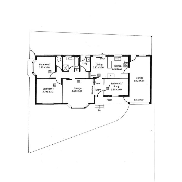 Floorplan of Homely unit listing, 1/6 Seaforth Avenue, Hazelwood Park SA 5066